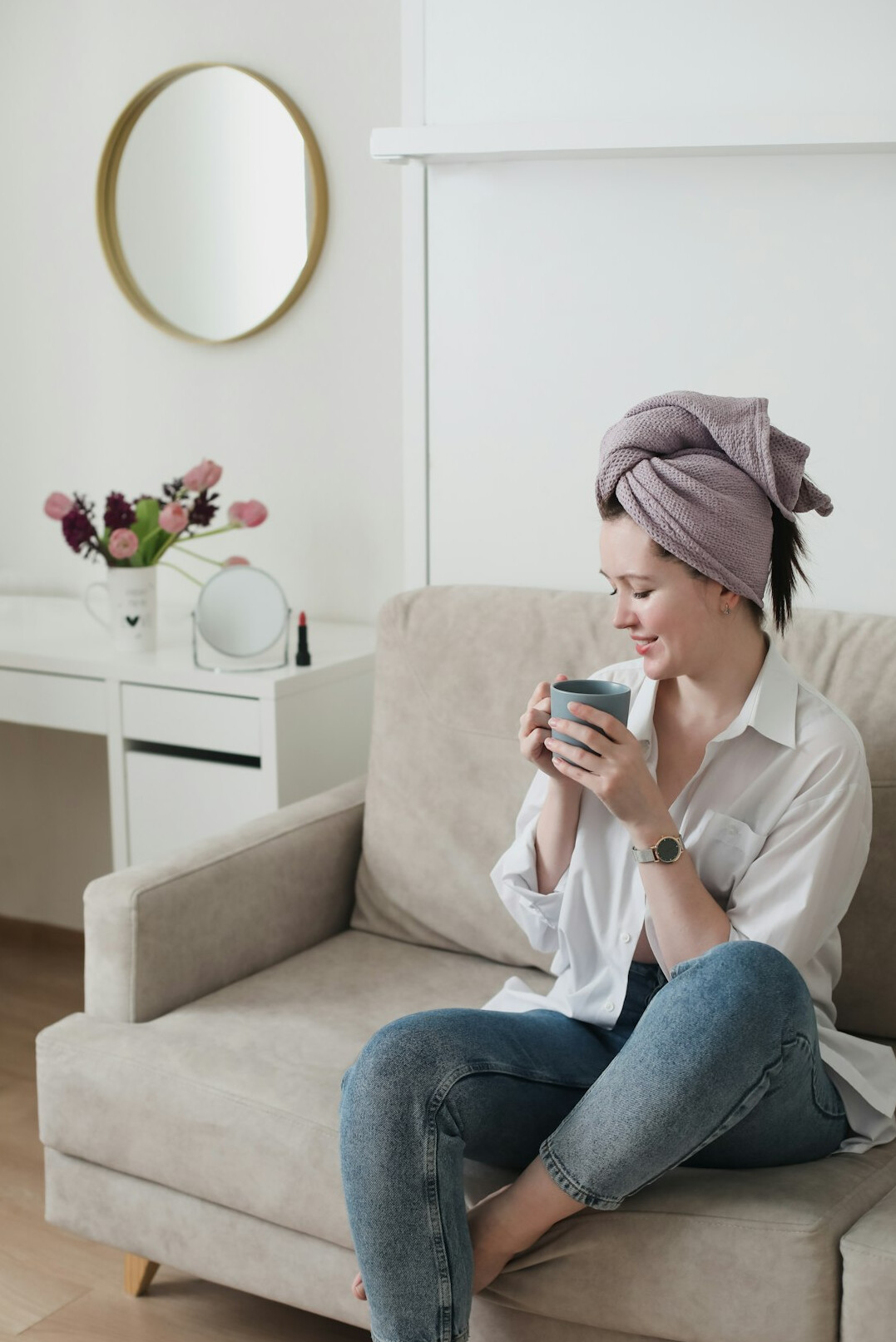 person enjoying daily routine