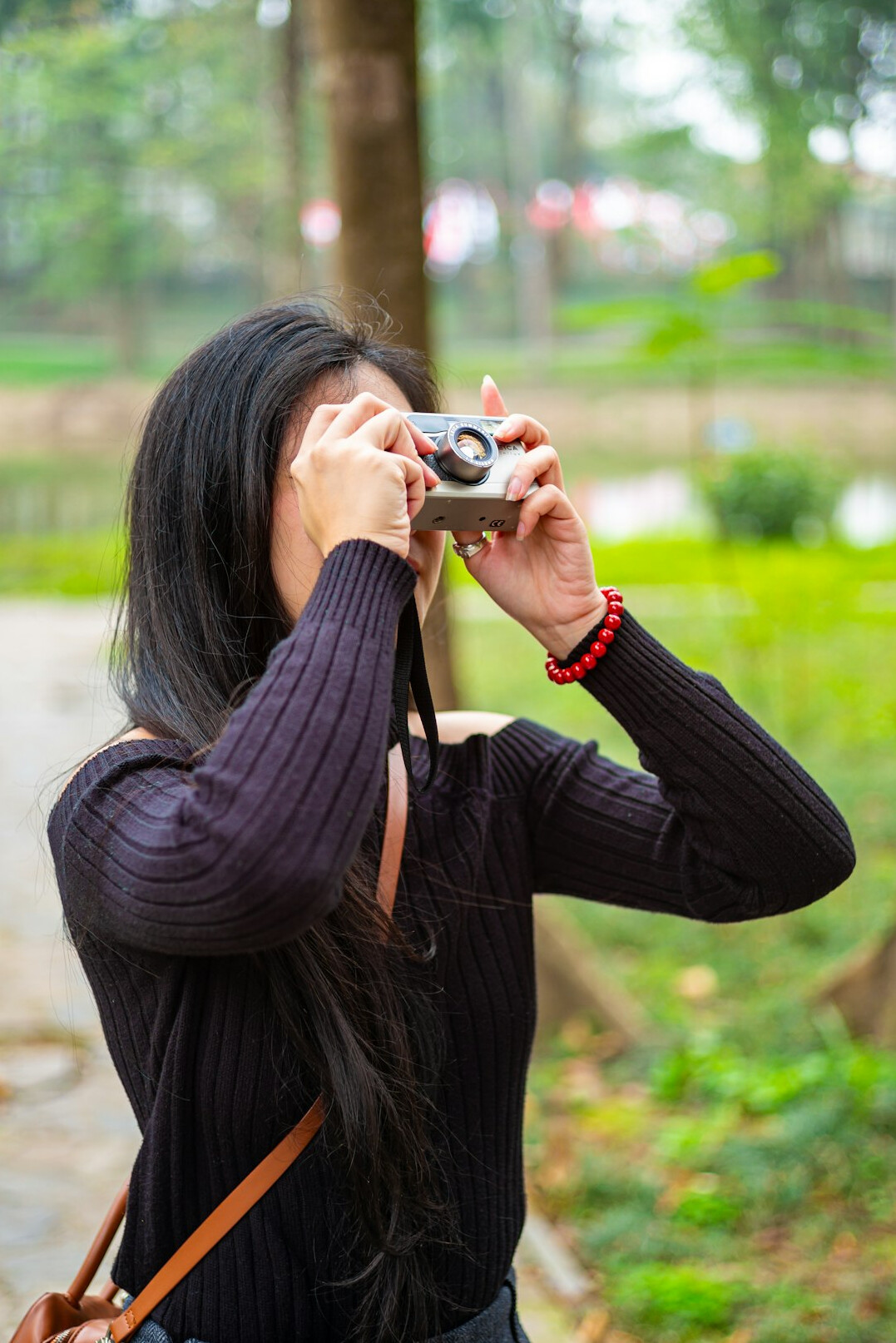 Portrait of a young Portuguese woman journalist smiling